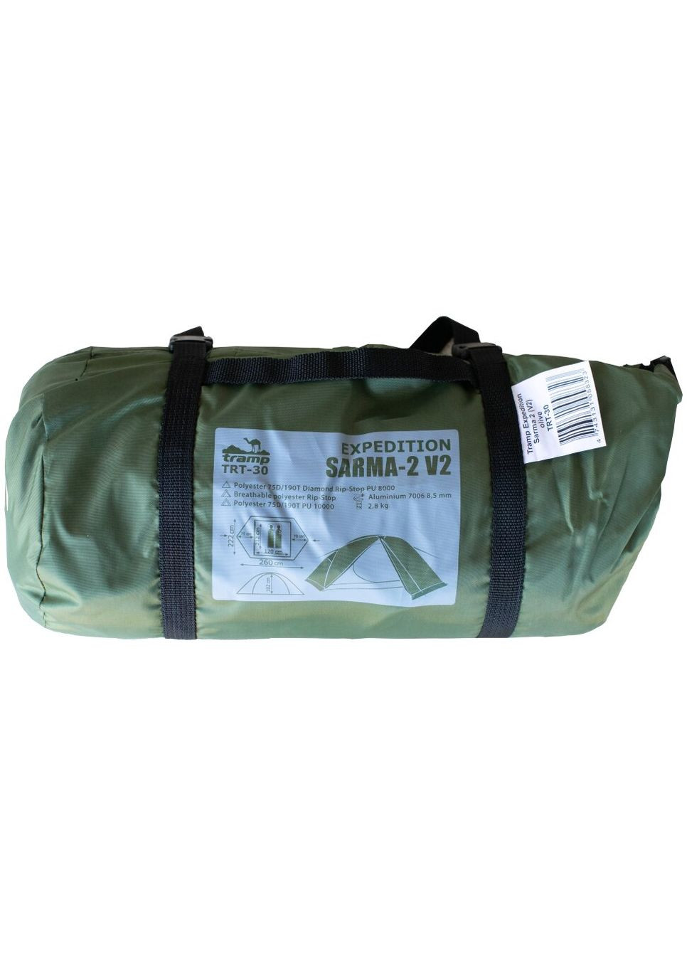 Палатка Sarma 2 (v2) green UTRT030 (UTRT-030-green) Tramp (315518477)