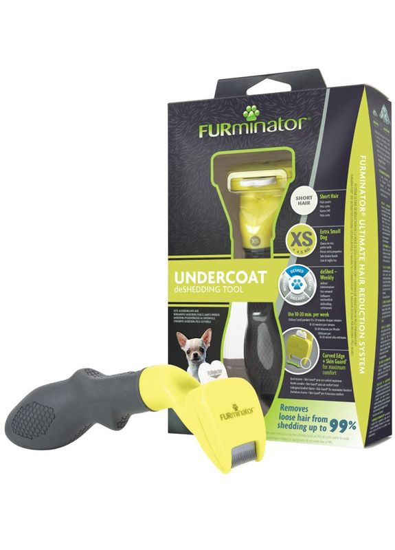 Фурминатор для собак с короткой шерстью размер ХS (691692) (4048422144205) Furminator (326063069)