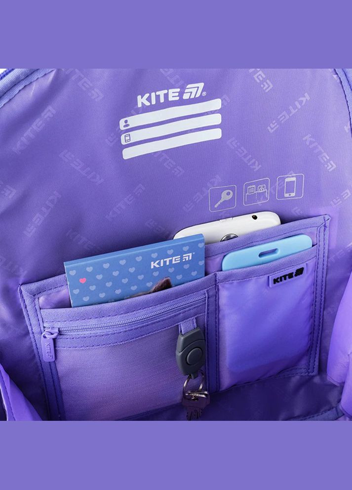 Шкільний набір Kuromi Рюкзак + Пенал + Сумка для взуття SET_HK25-556M Kite (325476392)