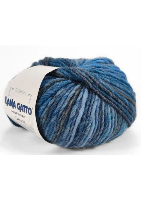 Davos № 30514 пряжа нитки для вязания (Италия) меланжевая полушерсть Lana Gatto (365829968)