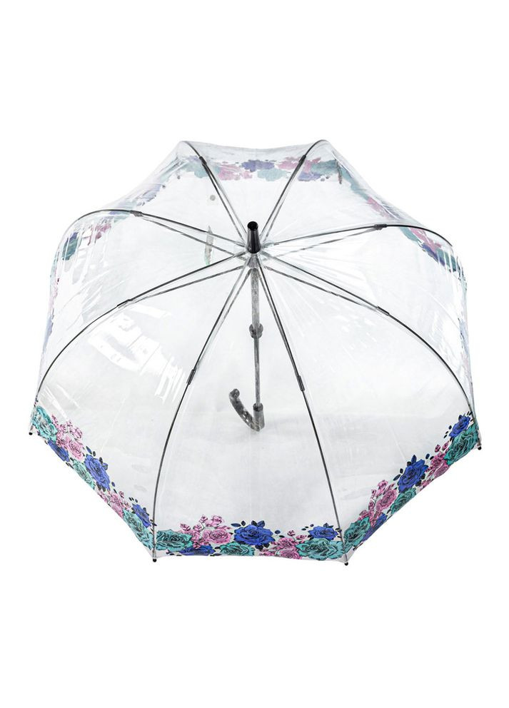 Прозрачный зонтик большой с розами женская birdcage2 l042 moody rose (капризная роза) Fulton (303401117)