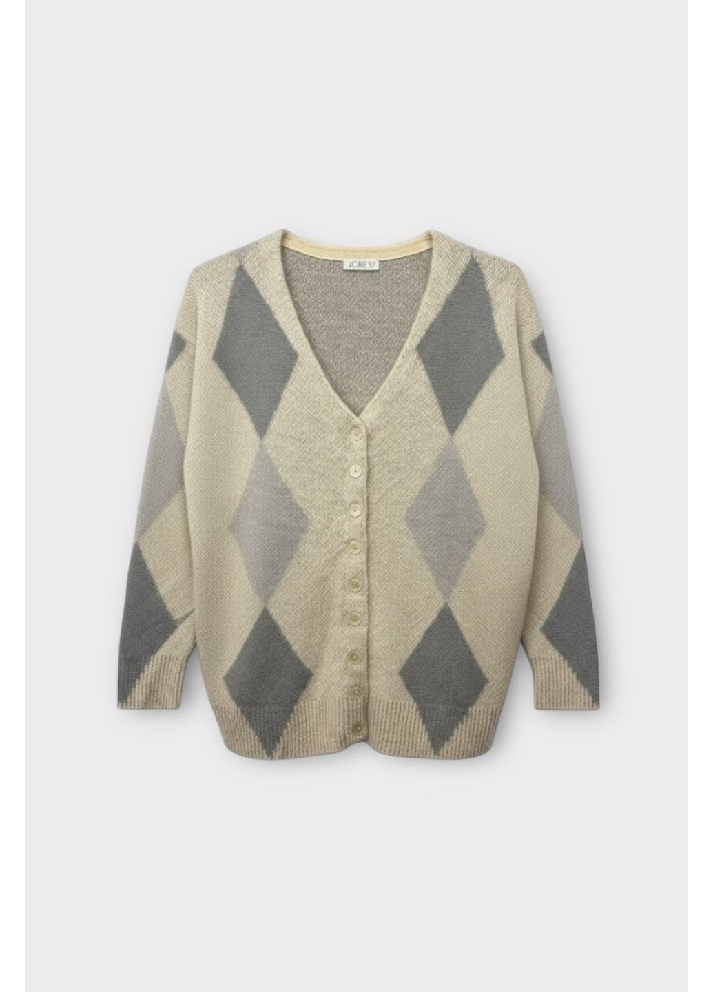 Серый демисезонный кардиган J.Crew