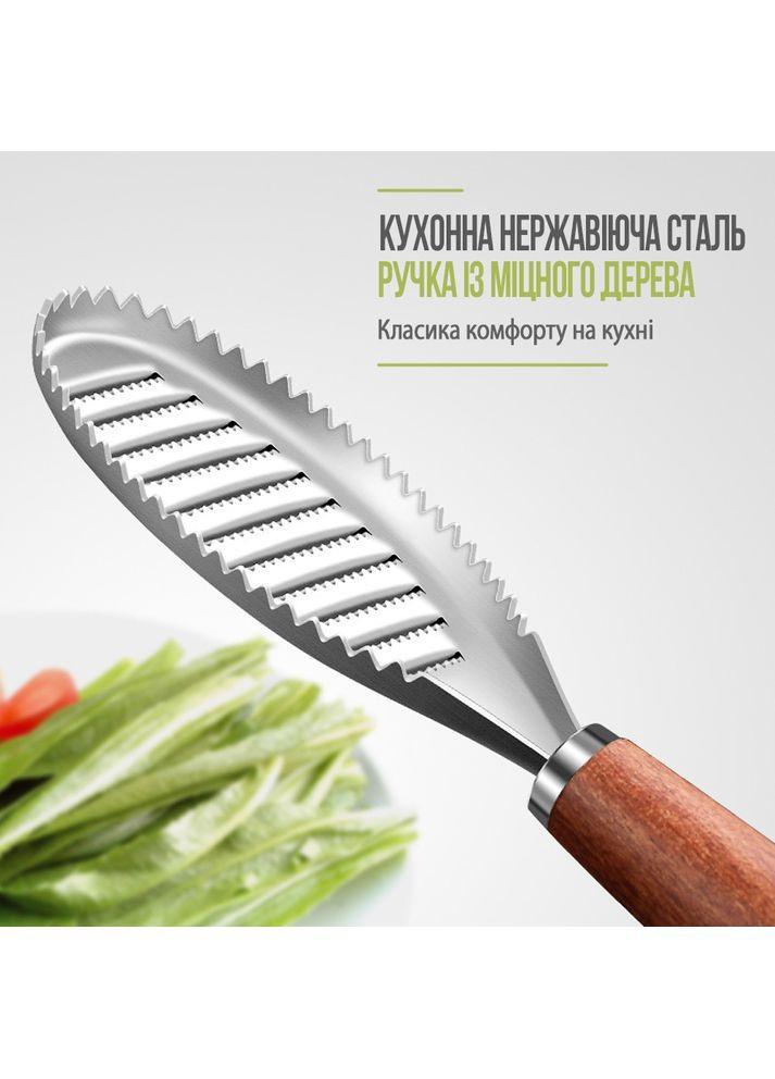 Рибочистка ручна - ніж-скребок для чищення риби від луски Losso RW-01 (367984474)