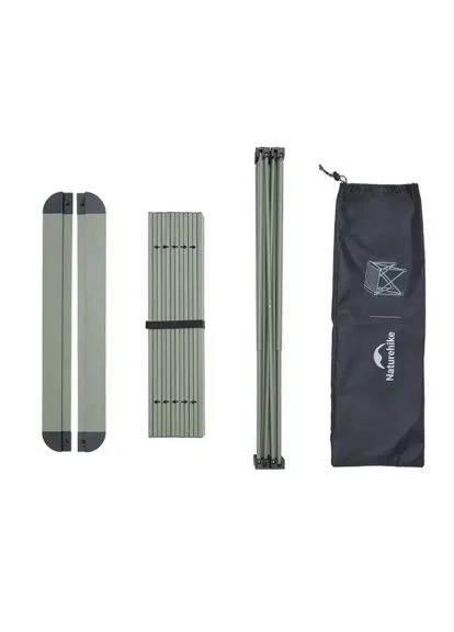 Туристический стол CNK2450JJ013, L, алюміній, сірий (6976507663243) Naturehike CNK2450JJ013, L, алюміній, сірий (390002328)