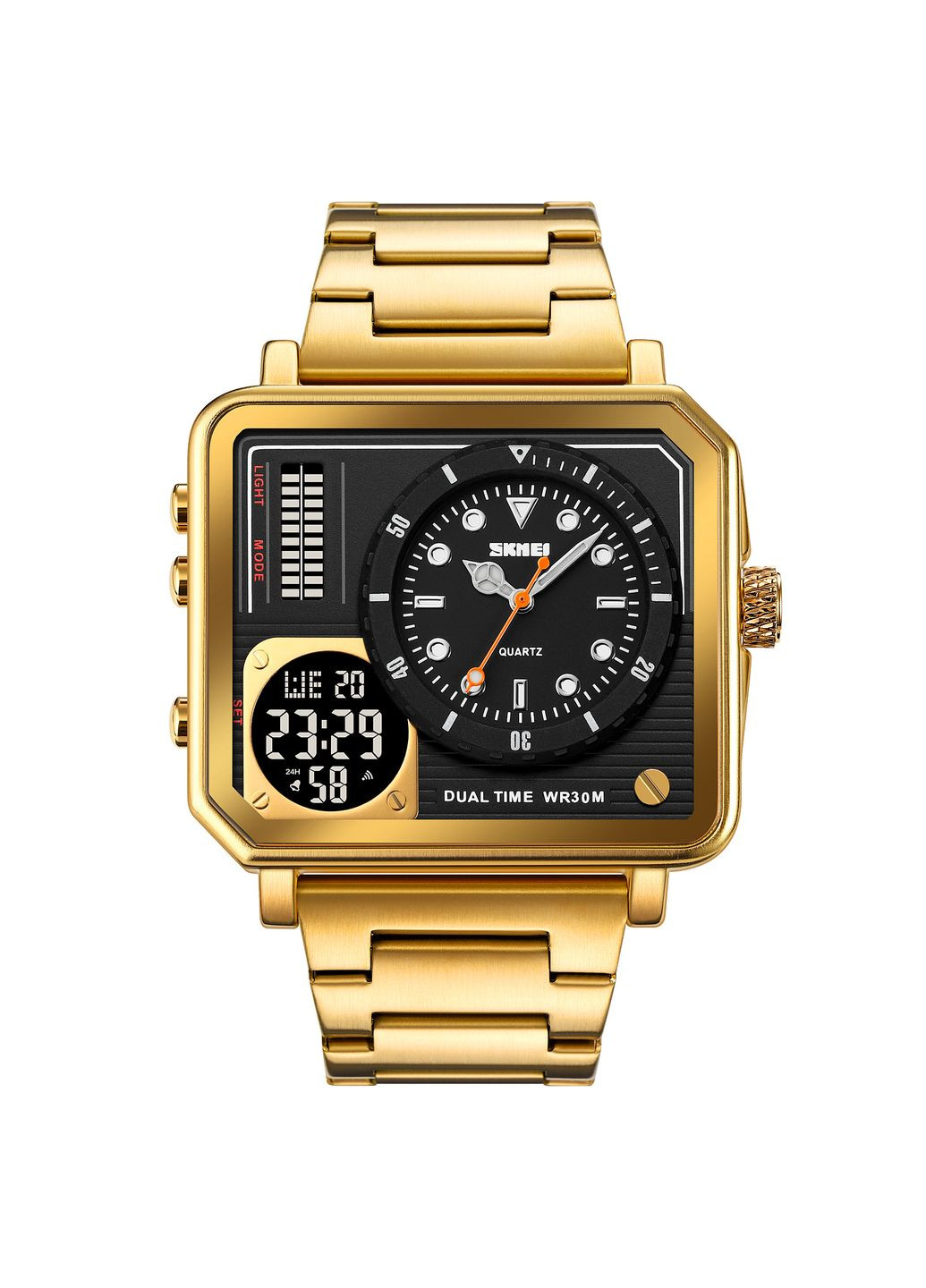 2025GD Gold кварцевый сasual Skmei (323079797)