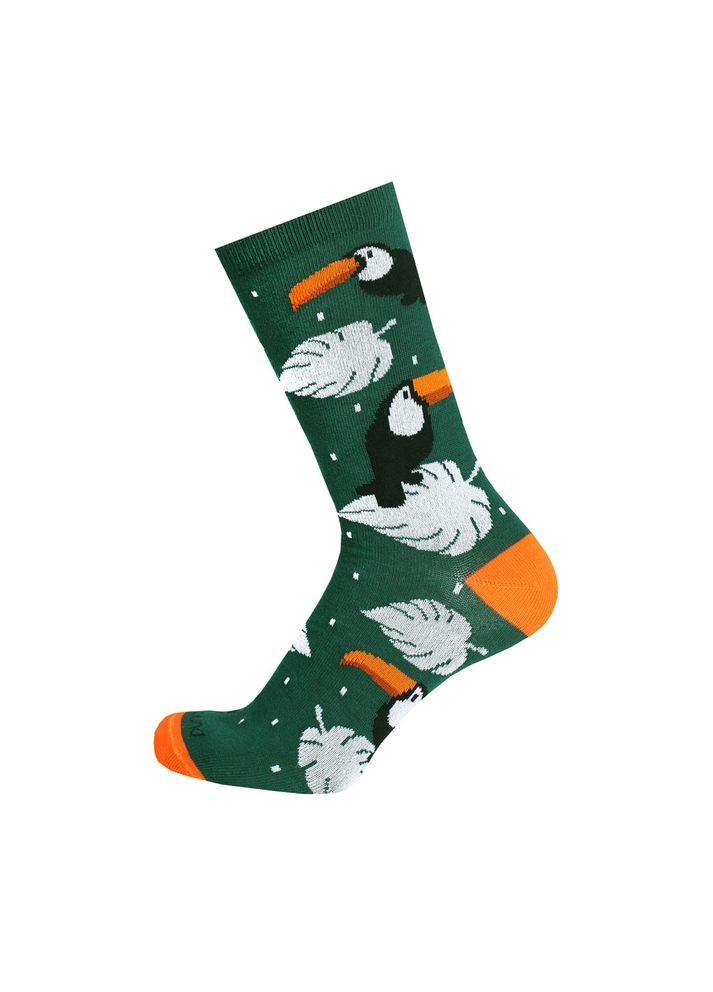 Зелёные носки мужские 2137р.27-29 темно-зеленый Duna (351355889)