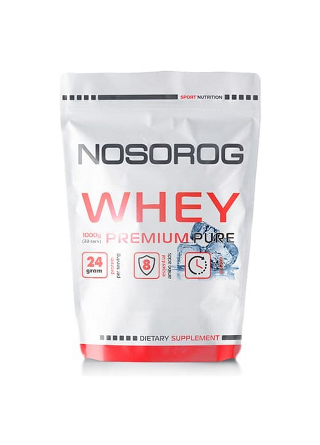 Протеин Premium Whey, 1 кг Без вкуса Nosorog Nutrition (293339542)