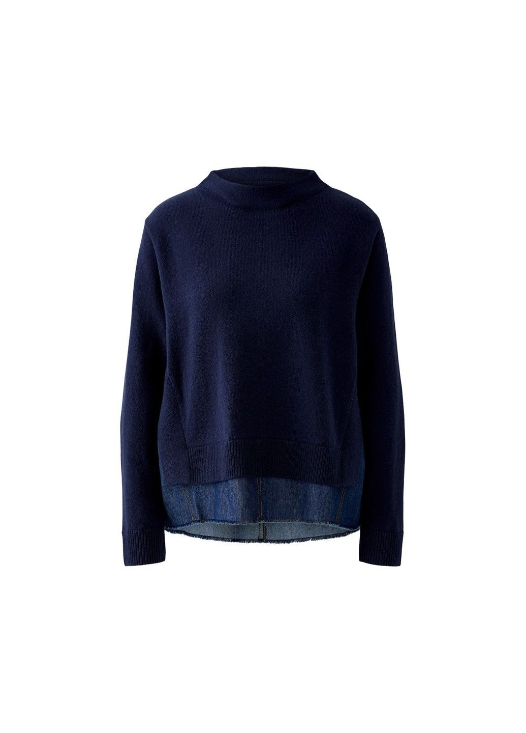 Синій демісезонний жіночий светр синій джемпер Oui