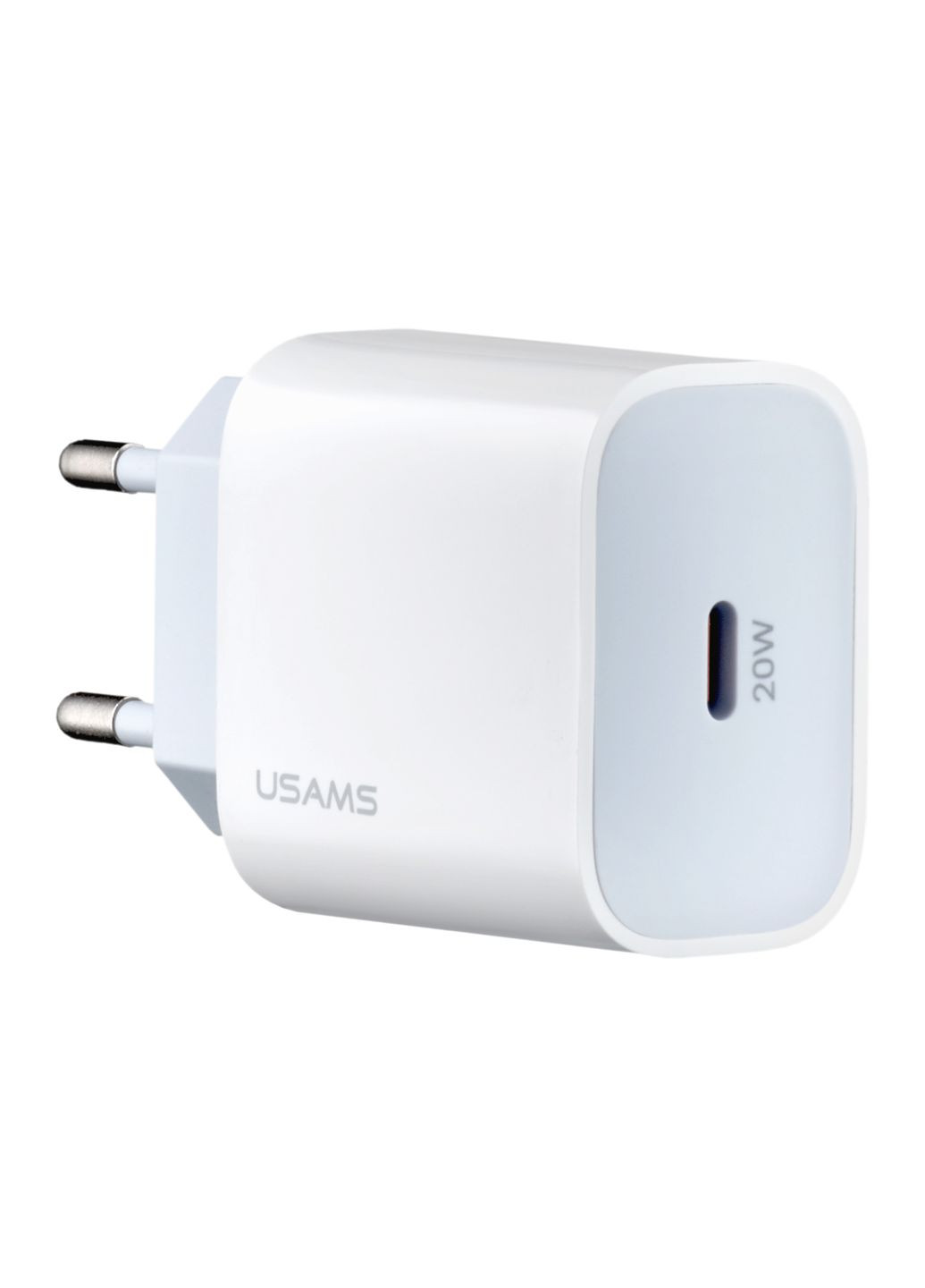 МЗП CC118 T34 PD Fast Travel Type-C Charger 20W ( EU ) White USAMS (297455563)