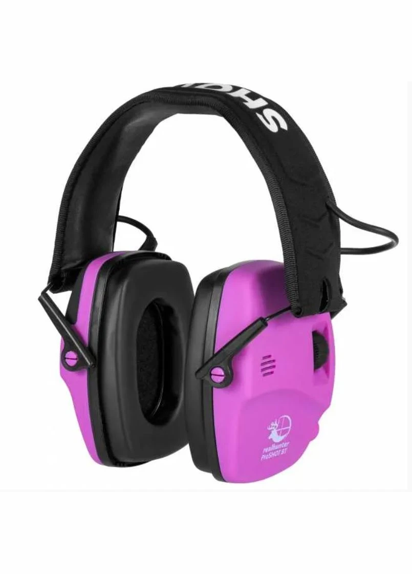 Профессиональные Активные Тактические Наушники Active ProSHOT BT Bluetooth Розовый (EM030 PINK) Realhunter (336550376)