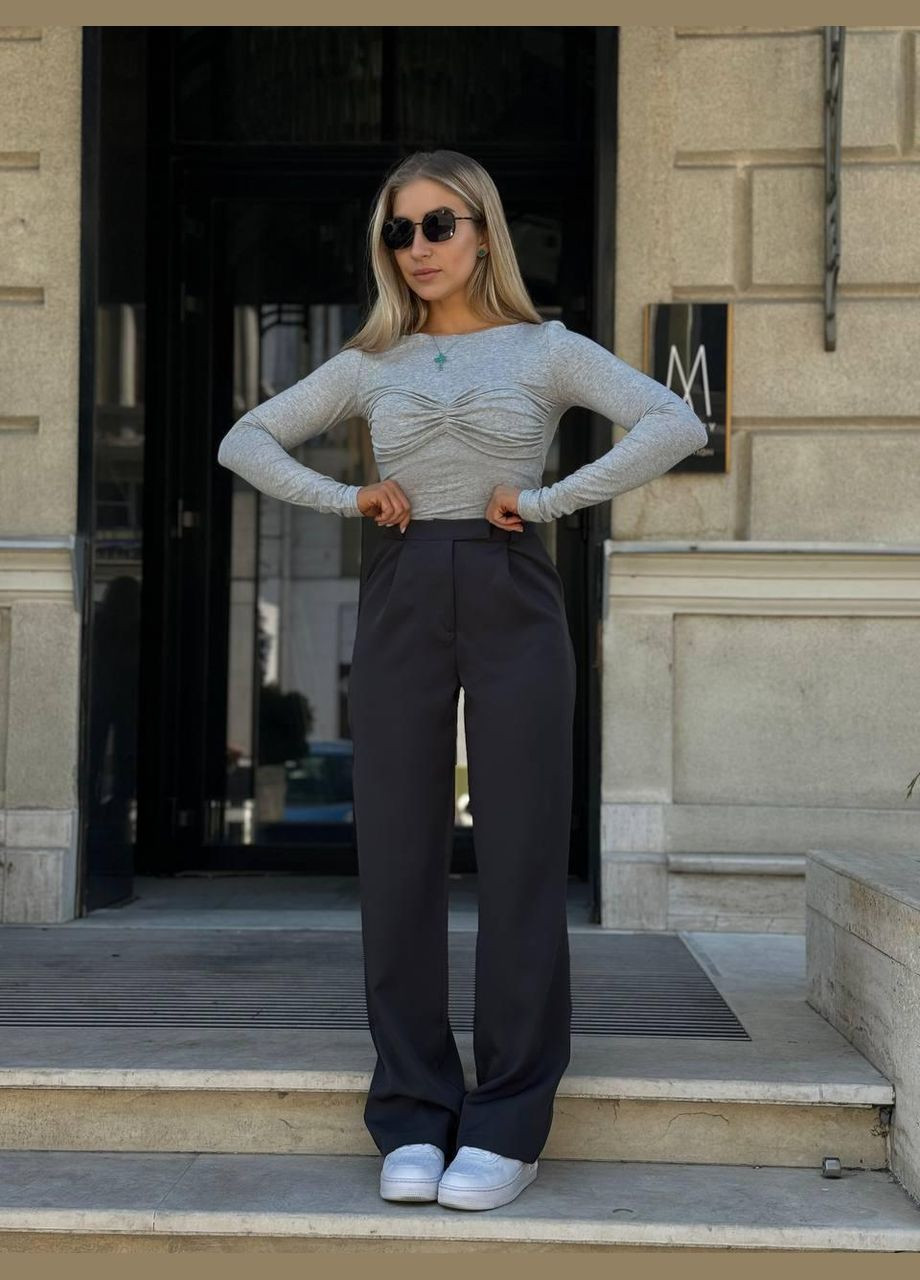 Брюки женские - классические, костюмная ткань, средняя талия JUGO Hype brand № 084 (303263748)