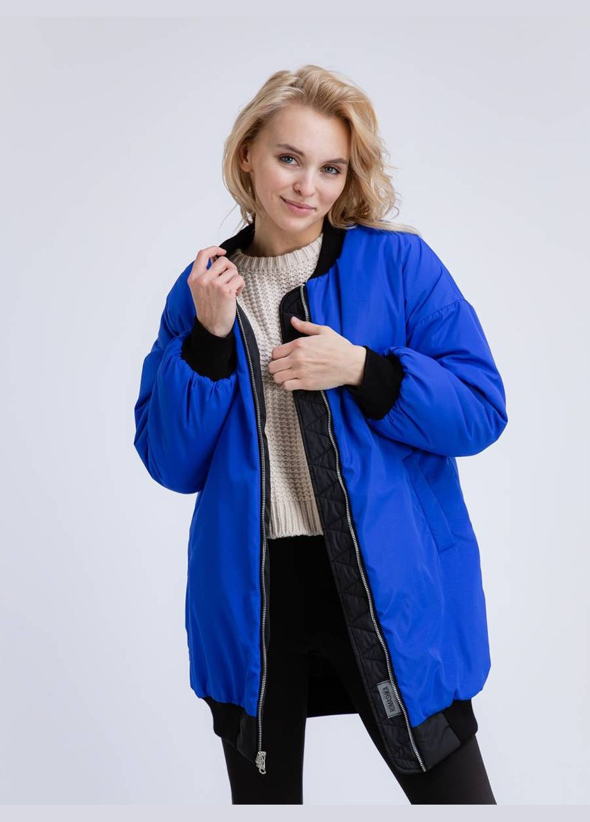 Бомбер "" двосторонній синий+ Romashka (312232664)