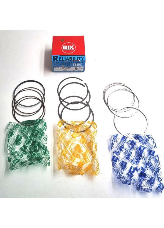 Поршневі кільця стандарт 20065STD, Mitsubishi VI, Lancer X 2004-2008 OEM 1110C722 Riken Colt (345741112)