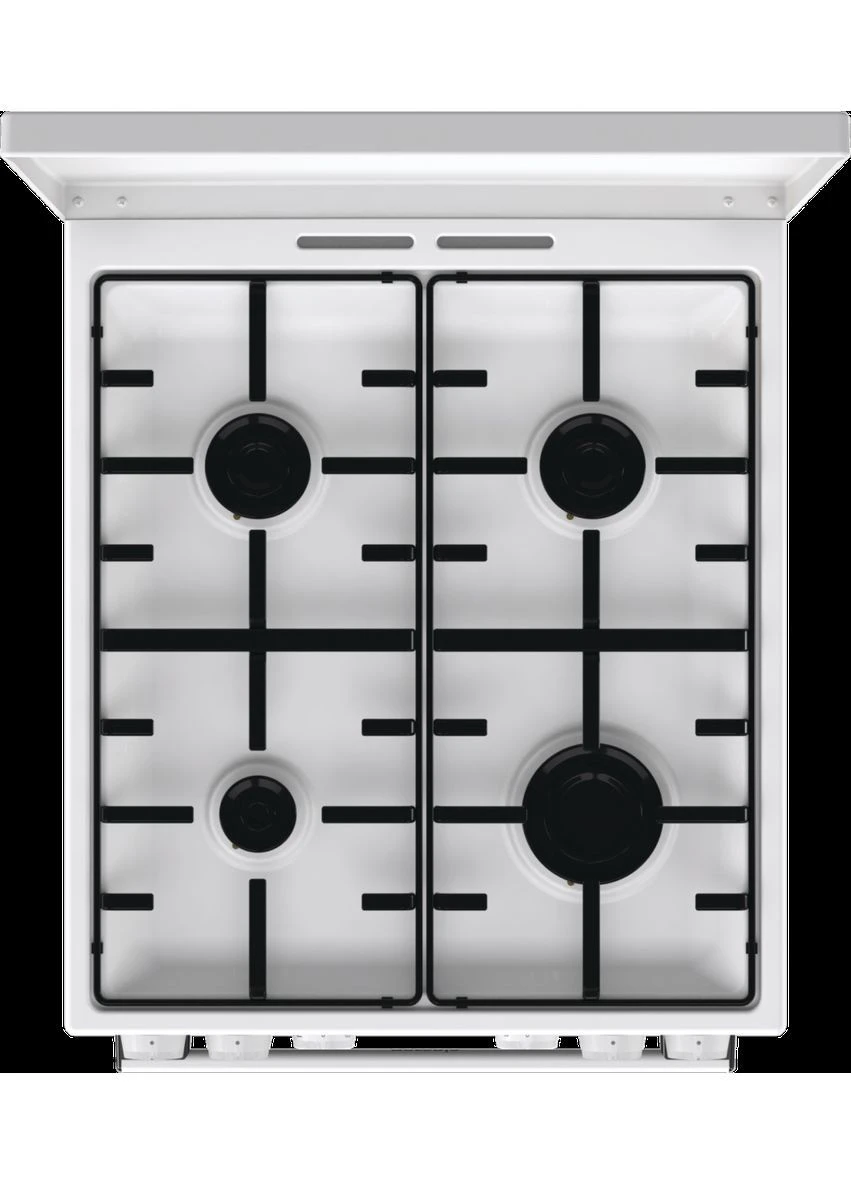 Плита комбінована GK5A22WH з електродуховкою 68 л 4 конфорки Білий Gorenje (402282648)