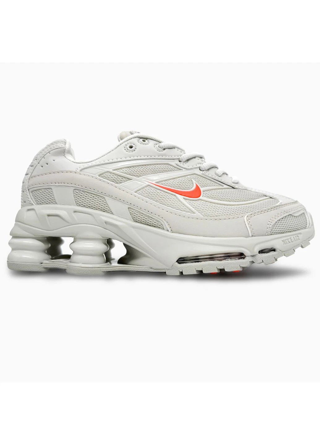 Оранжевые летние кроссовки nike shox ride 2 light bone/orange найк шокс райд 2 No Brand