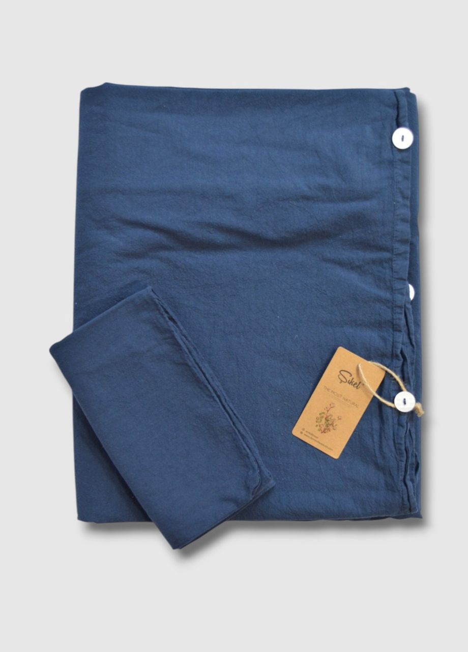 Постельное белье Stonewashed Soho 200 х 220 см Lacivert Sikel (325880385)