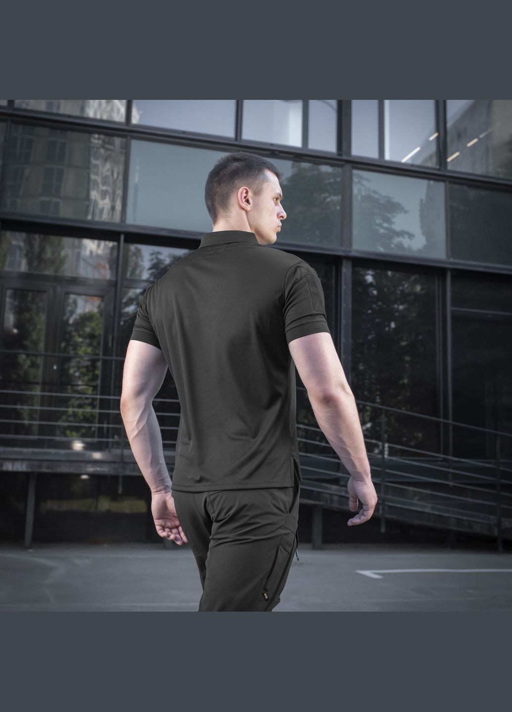 Поло Elite Tactical Coolmax Black (2XL) M-TAC (303411861)