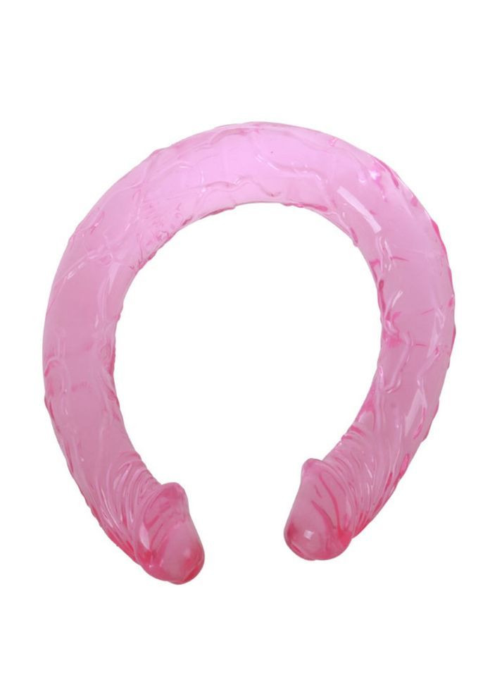 Подвійний фаллоімітатор рожевого кольору "Double Dong" від Baile (довжина 44.5 см.,діаметр 3,5 см.) LyBaile (363041432)