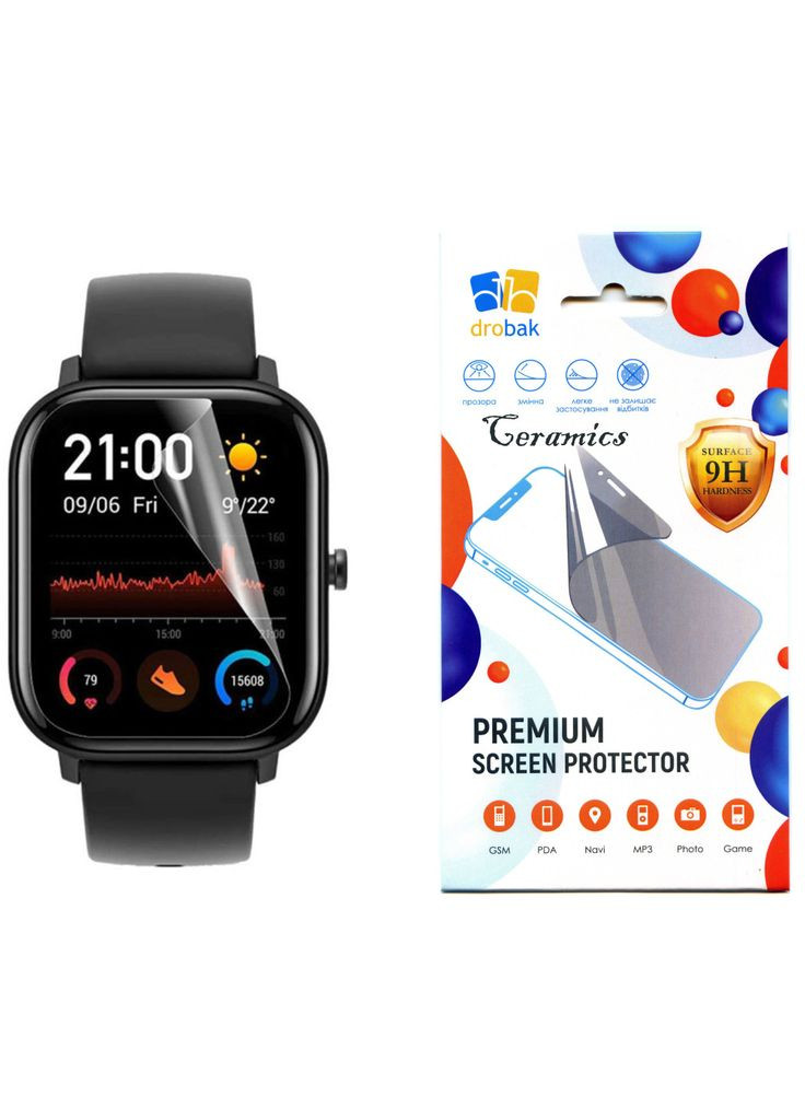 Скло захисне (m434304) Drobak glass-film Ceramics Amazfit GTS 3 (367070410)