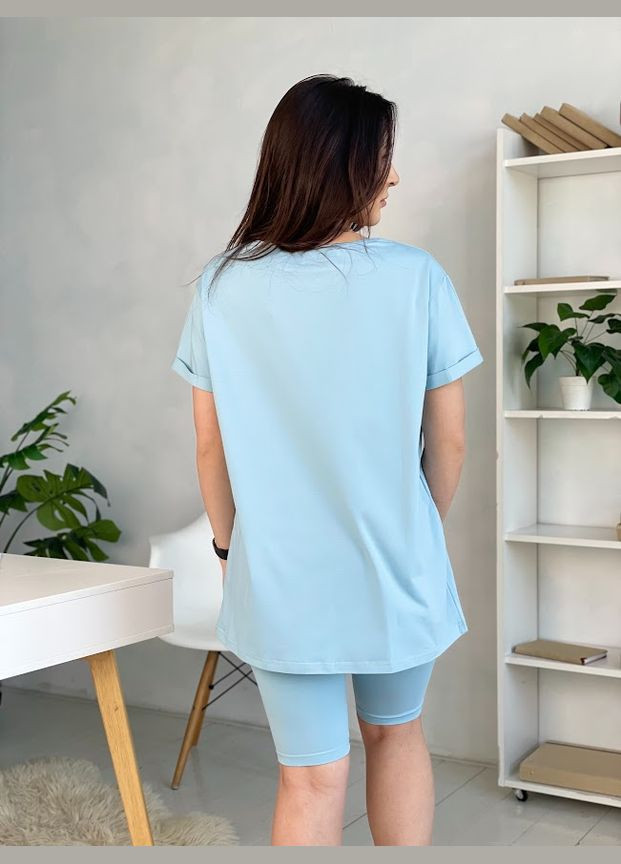 Комплект женский (футболка+велосипедки) HC (h001-8138-036) No Brand (295547055)