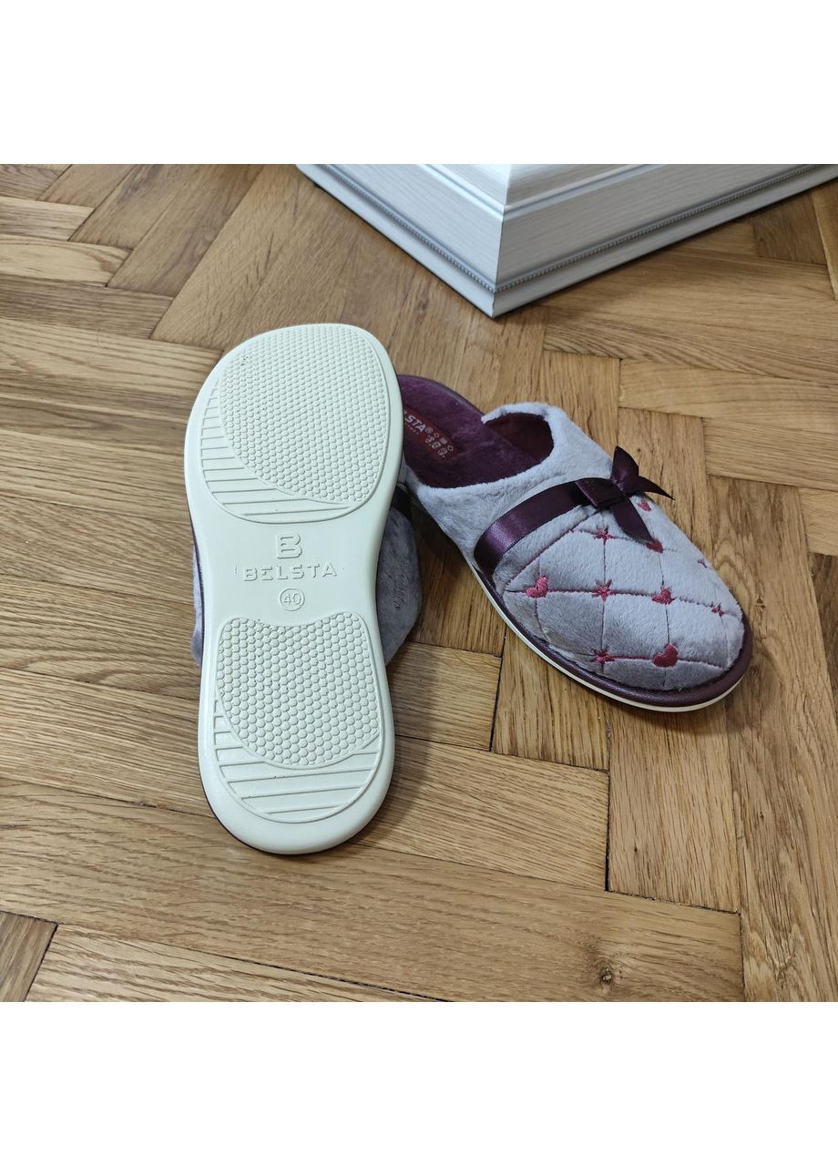 Тапочки жіночі кімнатні із закритим носком зі стрічкою Белста (345647089)
