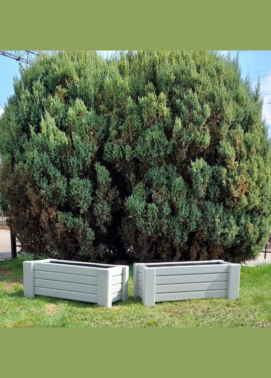 Вазони для літніх терас, садові вазони, кашпо для терас XRMASTER Millenium Білий No Brand (322427024)