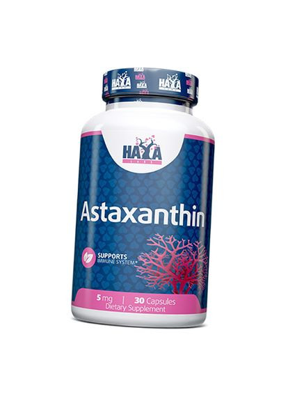 Антиоксидант Астаксантин, Astaxanthin 5, Haya 30капс (70405007) Haya Labs (322723419)