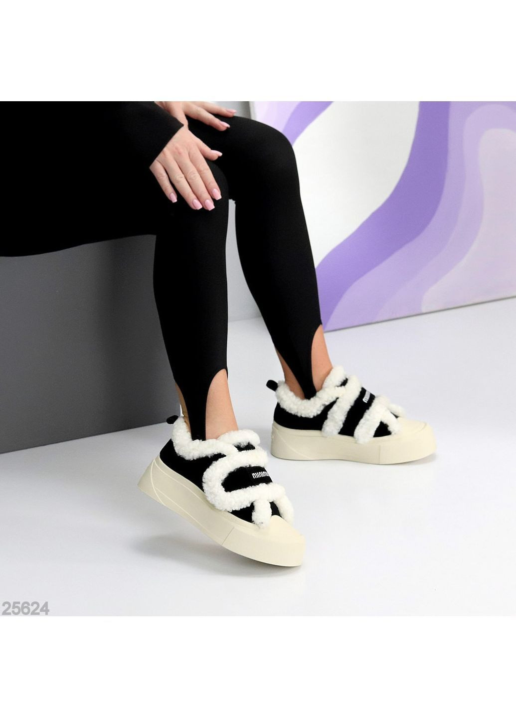 автоледи nelsa (код 25624) 🖤 натуральная замша | натуральный мех | зима No Brand