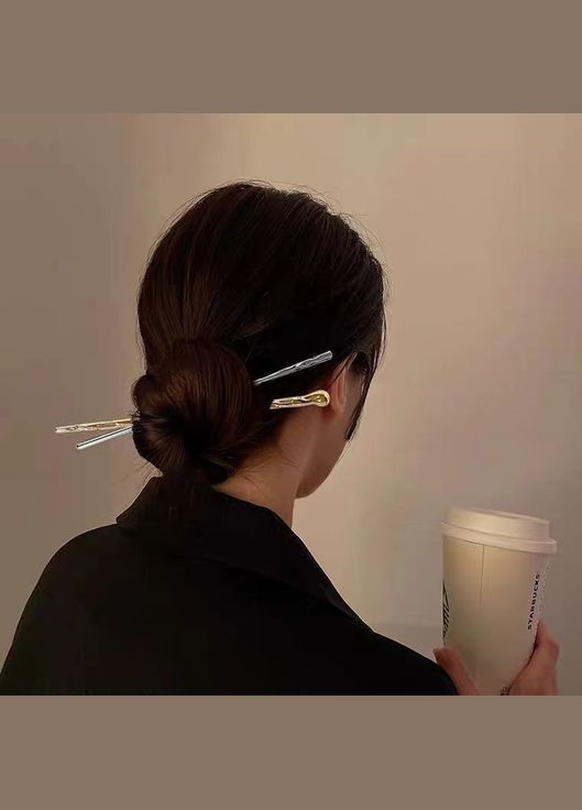 Китайская металлическая заколка-шпилька для закрепления волос No Brand (311222482)