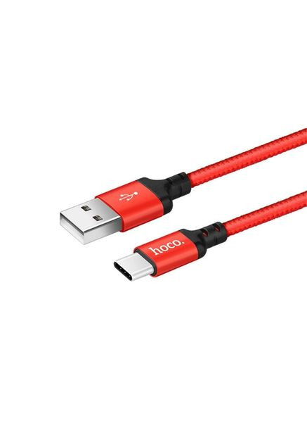 Кабель X14 Times Speed USB - USB Type-C (M/M), 1 м, Red (D21029) Hoco (336956096)