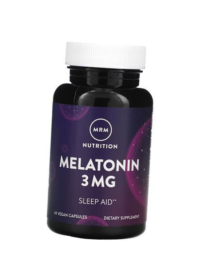 Мелатонін у капсулах, Melatonin 3, 60вегкапс (72122006) MRM (322724431)