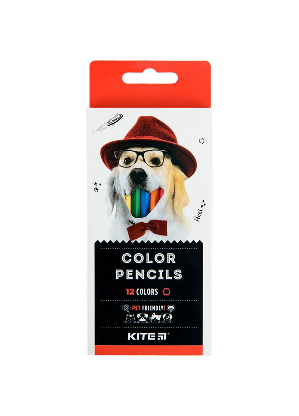 Набор цветных карандашей Dogs K22-051-1, 12 цветов Kite (283038791)