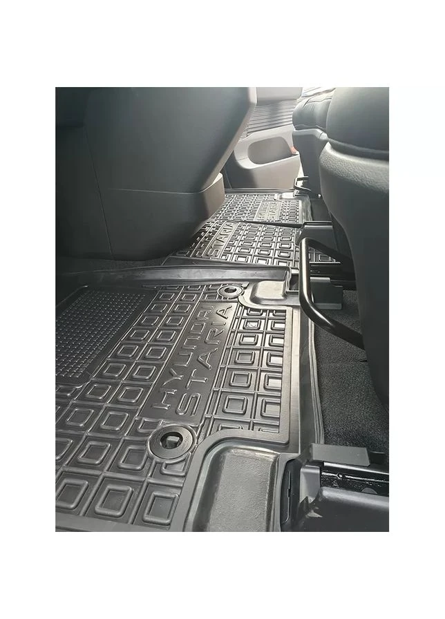 Автомобильные коврики в салон Hyundai Staria 2021- 2-3 ряд 7 мест ( ) Avto-Gumm (384282535)