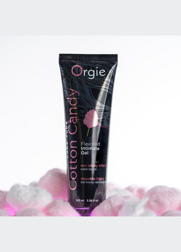 Лубрикант на водной основе Lube Tube Cotton Candy, 100 мл, со вкусом и ароматом сладкой ваты Orgie (367108055)