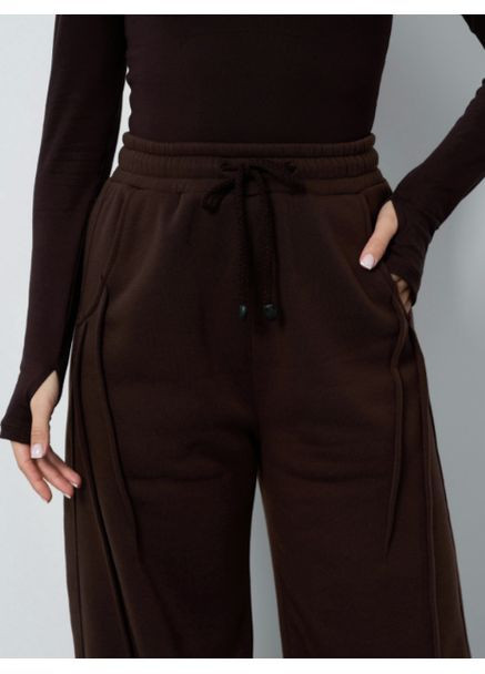 Утепленные штаны багги на кулисках No Brand (369290358)