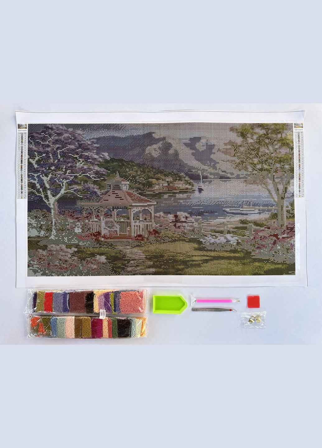 Набір алмазної мозаїки Краєвид з альтанкою 40х70 SS813 ColorArt (299772582)