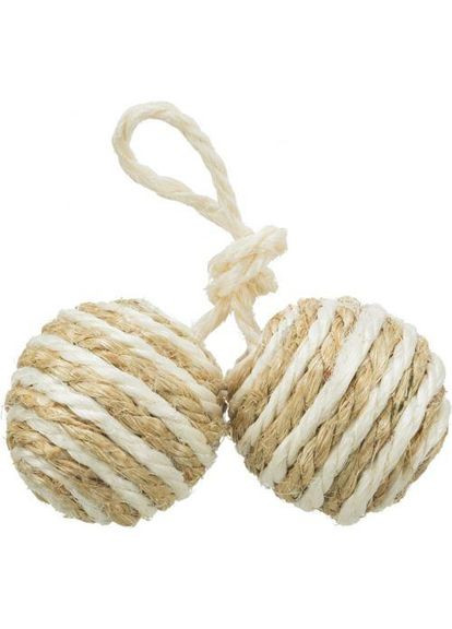 Іграшка М'ячі із м'ятою для котів, d:4,5 см (сизаль) (*) Trixie (330747416)