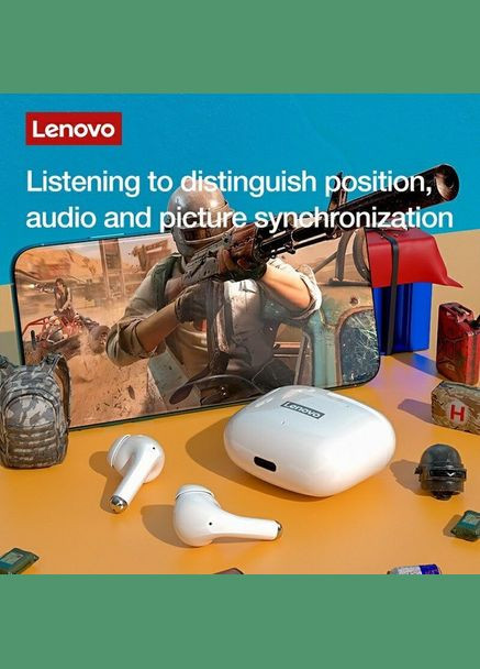Беспроводные наушники Thinkplus Live Pods LP40 Pro белые Lenovo (303244768)