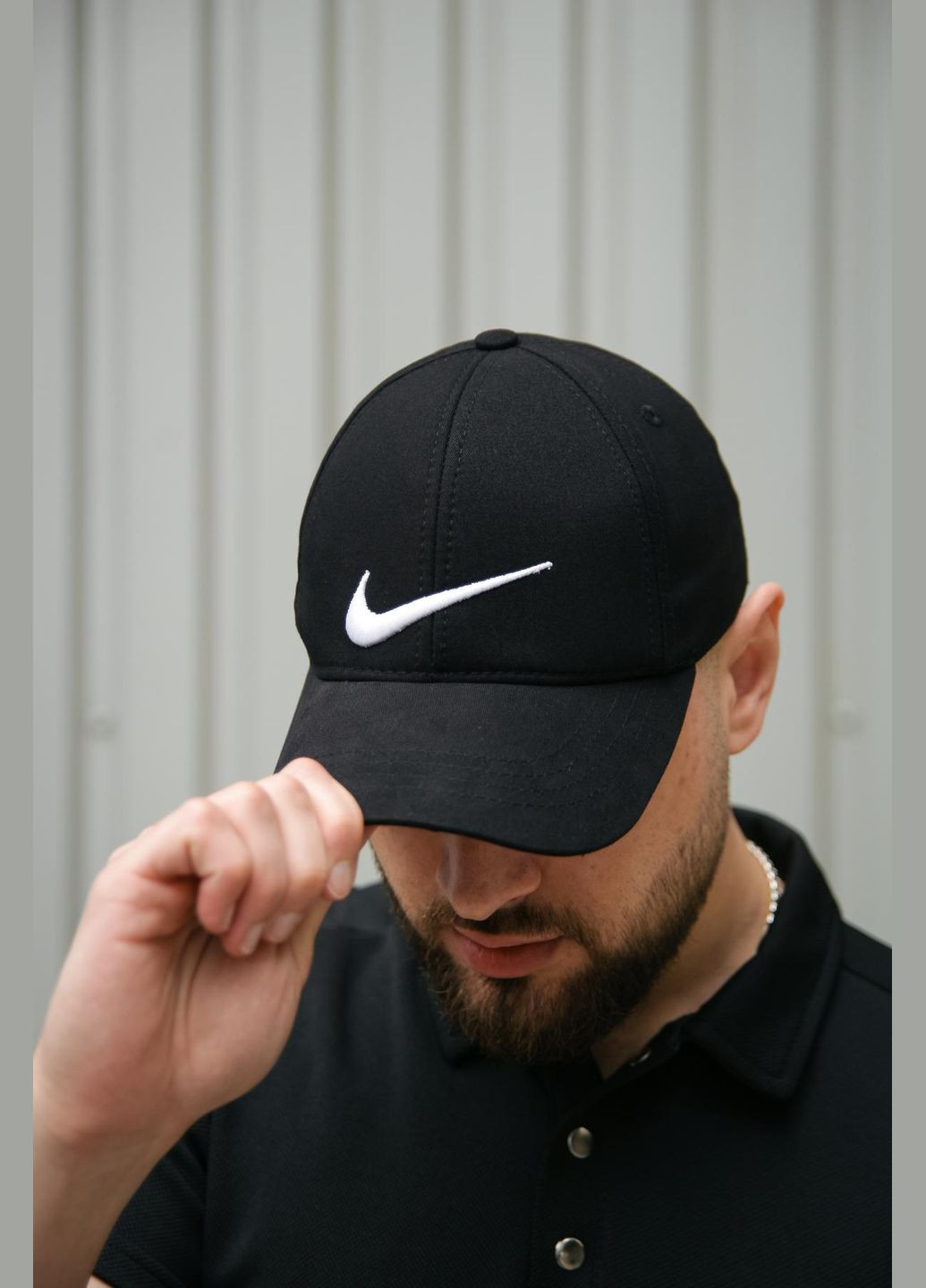 Кепка чоловіча чорна No Brand (330066993)