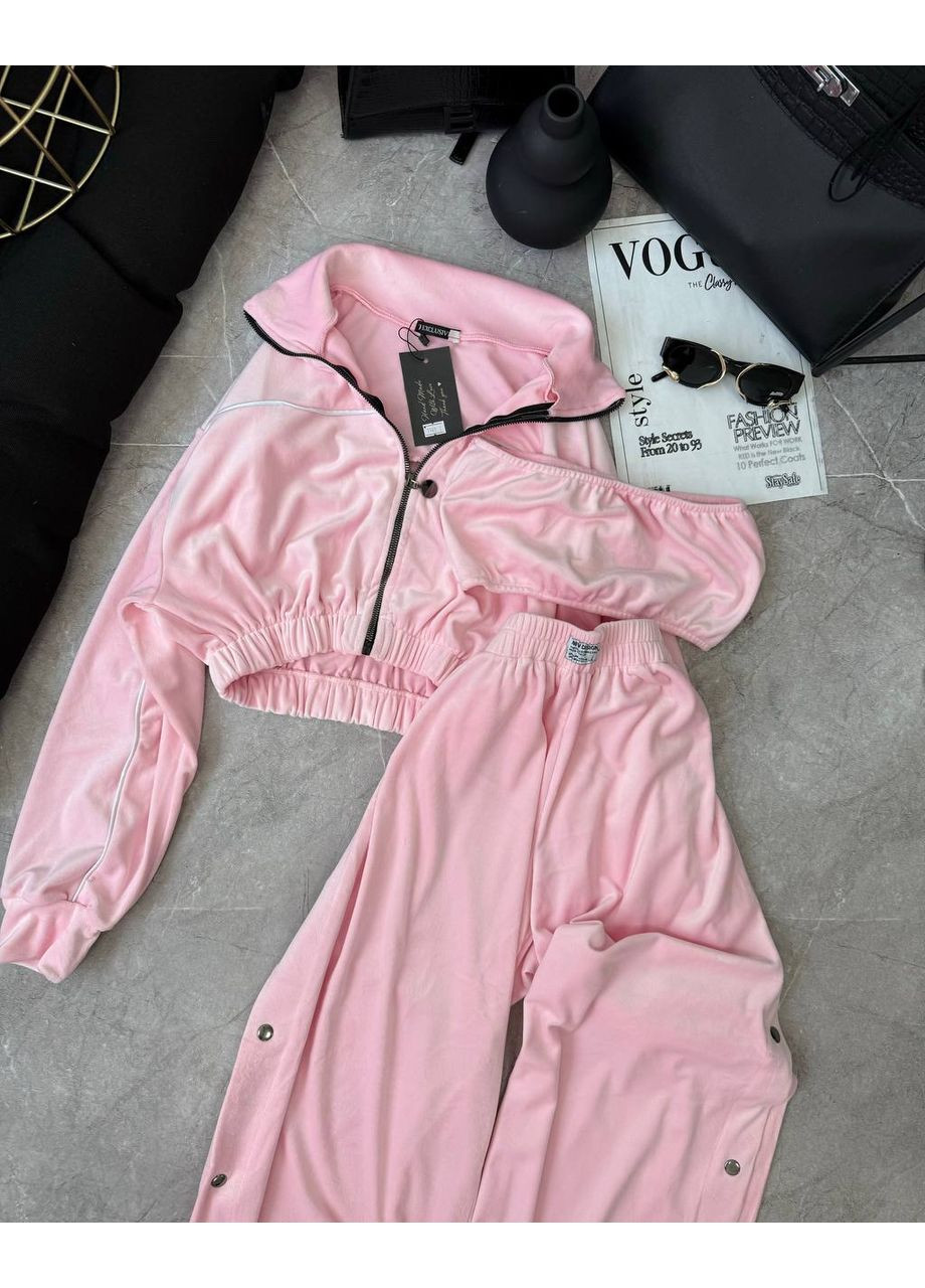 Велюровий костюм трійка Україна (349817882)