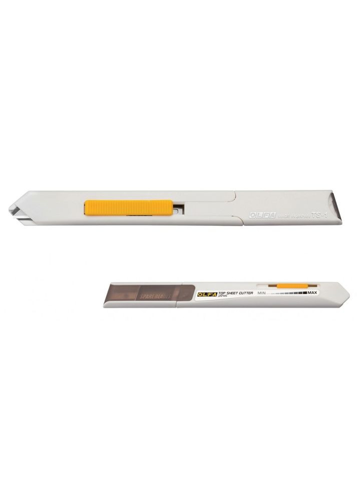 Нож TS1, для художественных работ с ограничителем (min либина реза 0,1 мм), лезвие 35х6х0,3 мм TSB-1 (11645) Olfa (264744098)