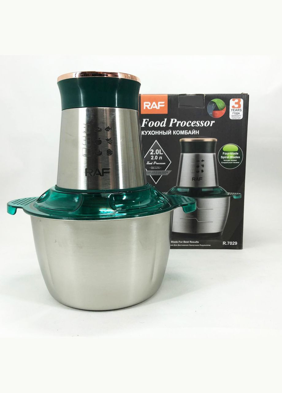 Домашний электрический стационарный блендер R.7029 1000 Вт 2л, Измельчитель FE-389 электрический бытовой RAF (349512037)