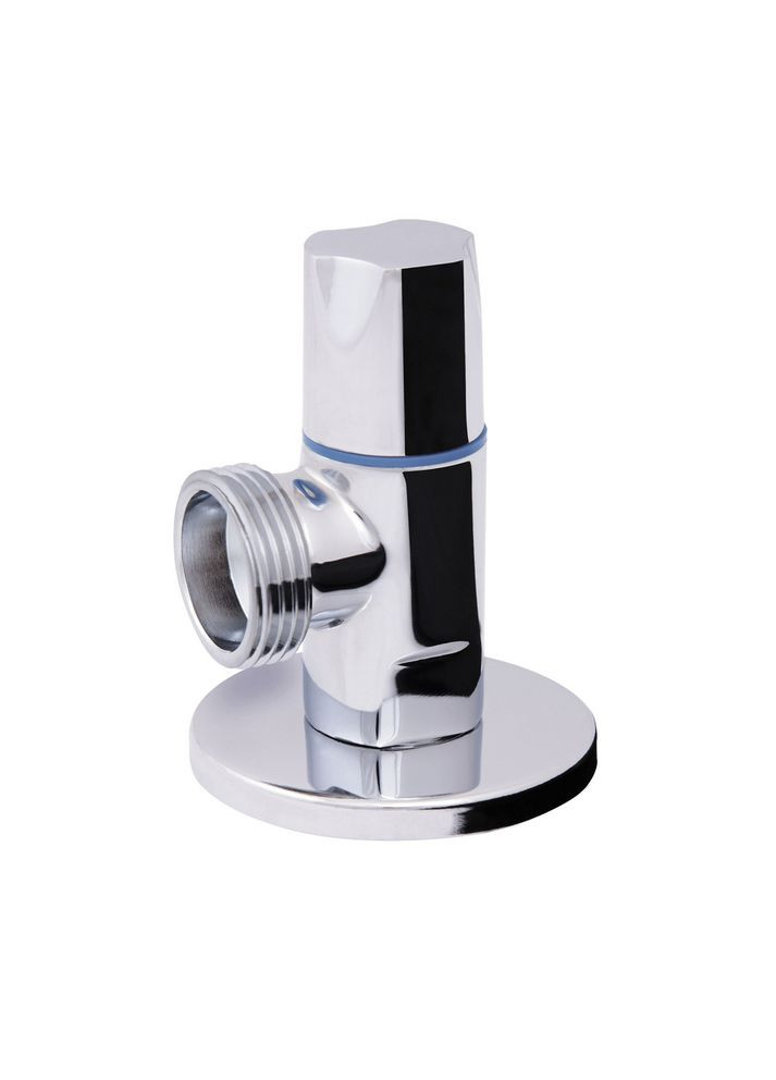 Кран кутовий Standart (ручка кругла) з керам.буксою 1/2"З х 3/4"З Thermo Alliance SF342W1520 (337514948)