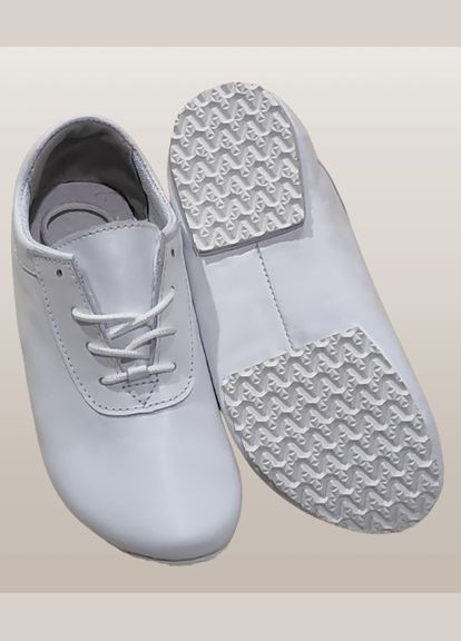 Білі осінні кросівки для аеробіки єкошкіра Vlad&K Aerobics sneakers