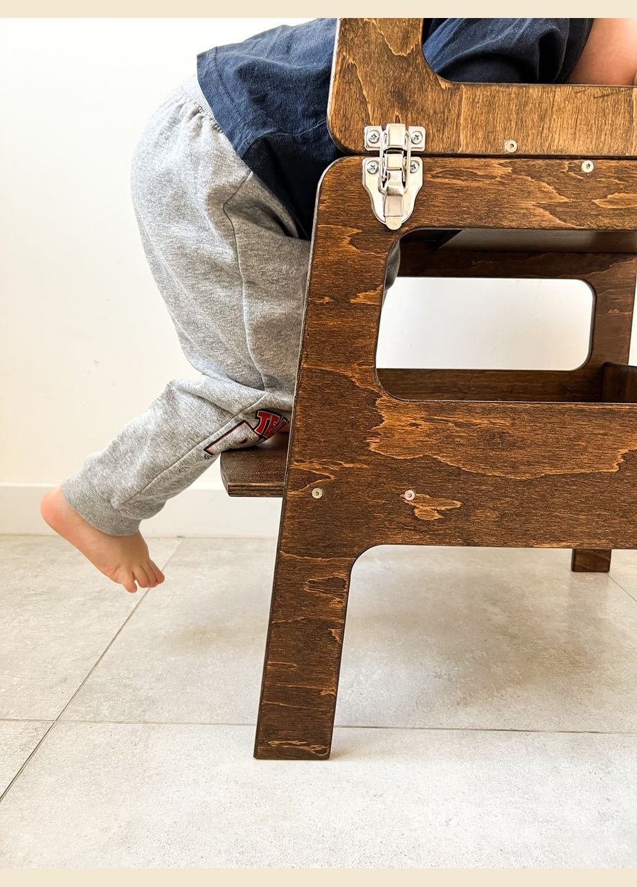 Вежа помічник трансформер Вежа Монтессорі Дитячий стіл Кухонний помічник Yoko Tower (361225182)