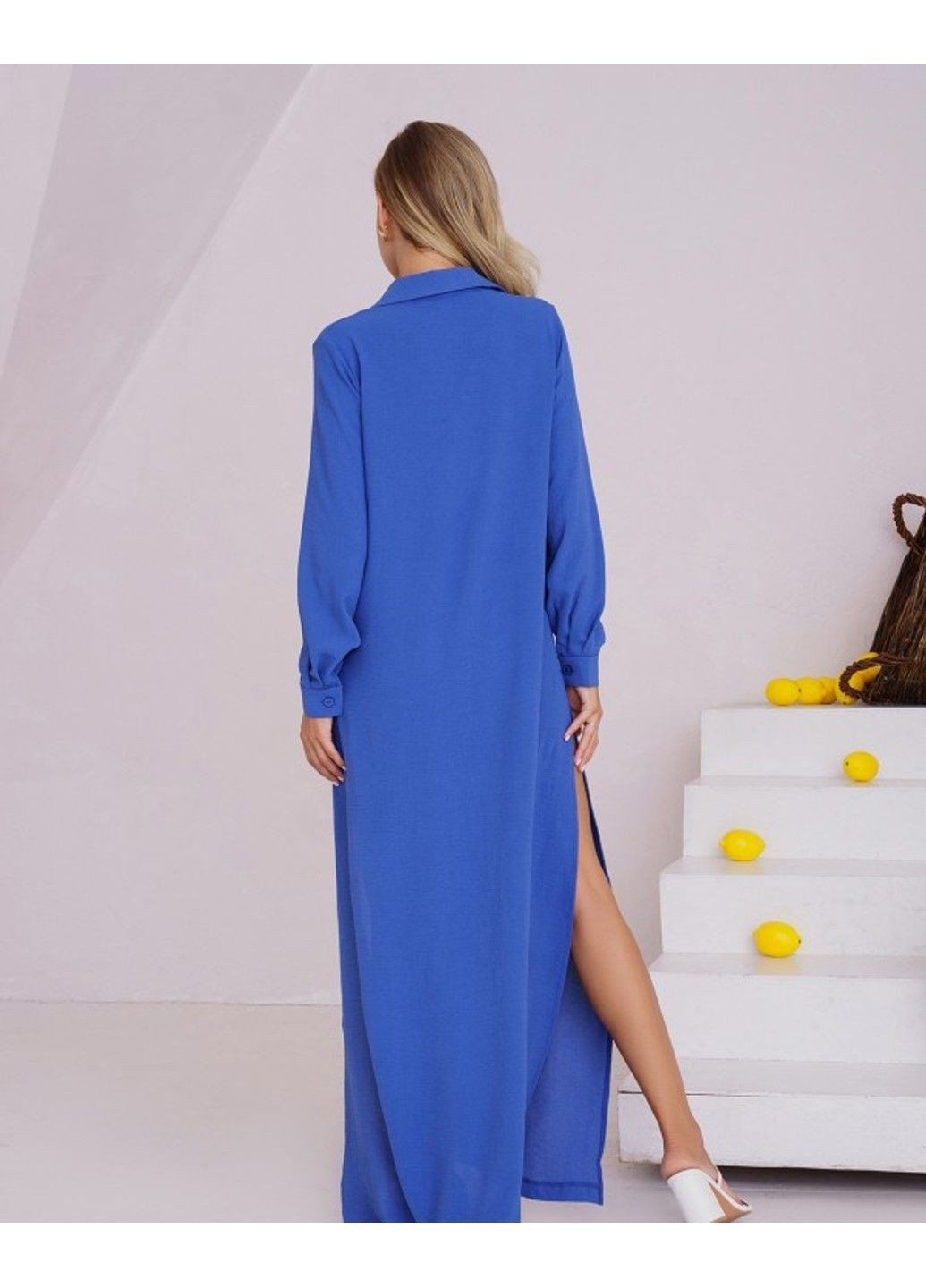 Синя повсякденний сукня issa pus 13521 3 синій ISSA PLUS