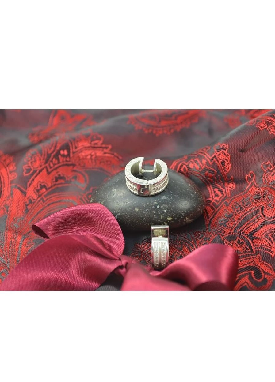 Серьги 7764 Maxi Silver (337132820)