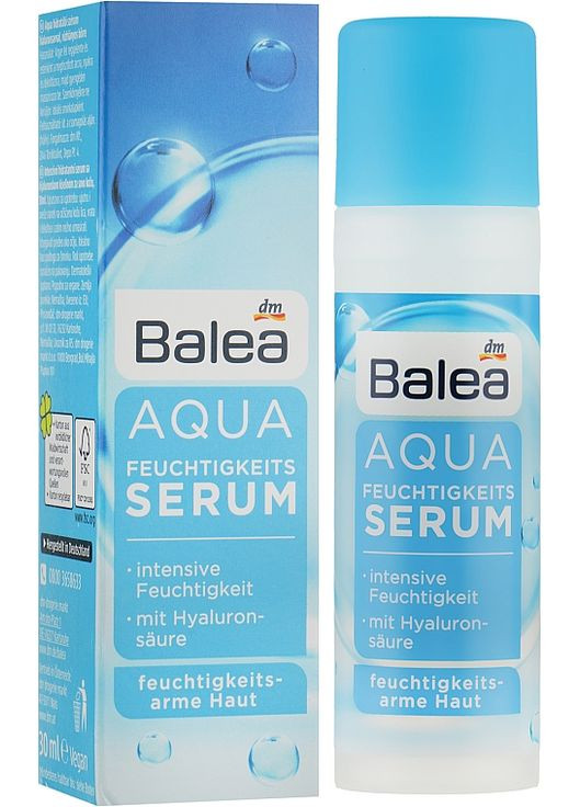 Сыворотка "Аква" для сухой кожи лица Serum Feuchtigkeits Aqua 30ml (831871-15589) Balea (368628112)