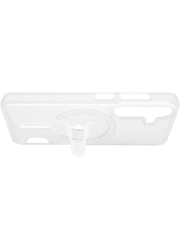 Чехол накладка для Samsung Galaxy S25/S24 MagSafe с функцией подставки прозрачный пластик No Brand (402060346)