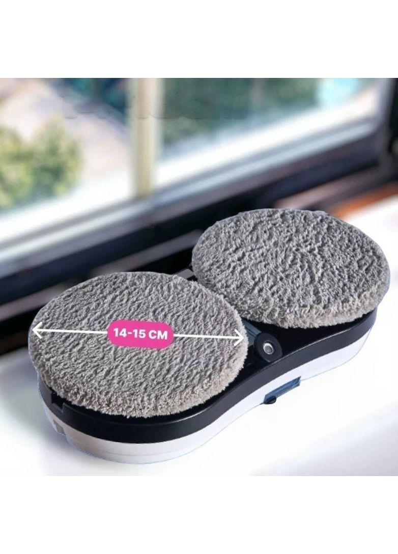 6 шт. серветки для робота мийника вікон 14-15 см мікрофібра універсальні насадки для миття скла No Brand (358203055)